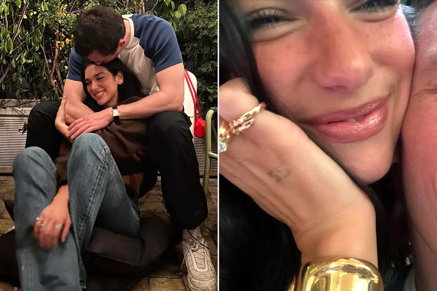 Dua Lipa with Callum Turner in June 2025 ; Dua Lipa.