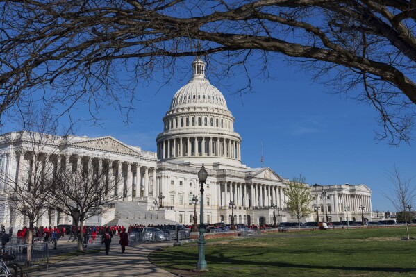 The Capitol is seen in Washington, March 25, 2025. (AP Photo/J. Scott Applewhite, File)