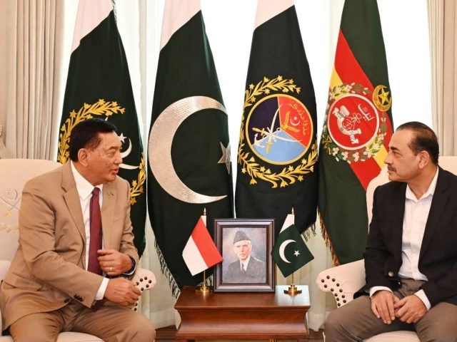 印尼国防部长，陆军元帅Asim Munir讨论了双边安全关系